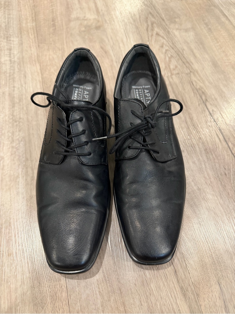 Apt. 9 Men’s Lace-Up Oxford Dress Shoes - Black - Size 10.5